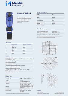 MR-X robot datasheet